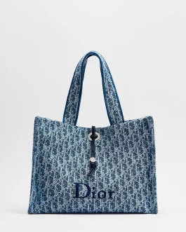 Medium-sized Dioriviera Spongy Book Tote Gloves