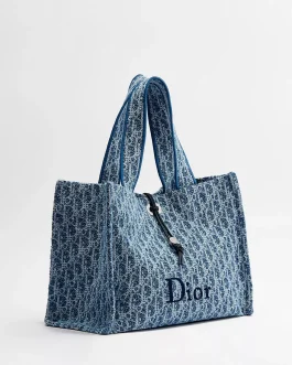 Medium-sized Dioriviera Spongy Book Tote Gloves