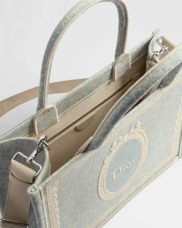 Medium Book Tote Bag with Strap